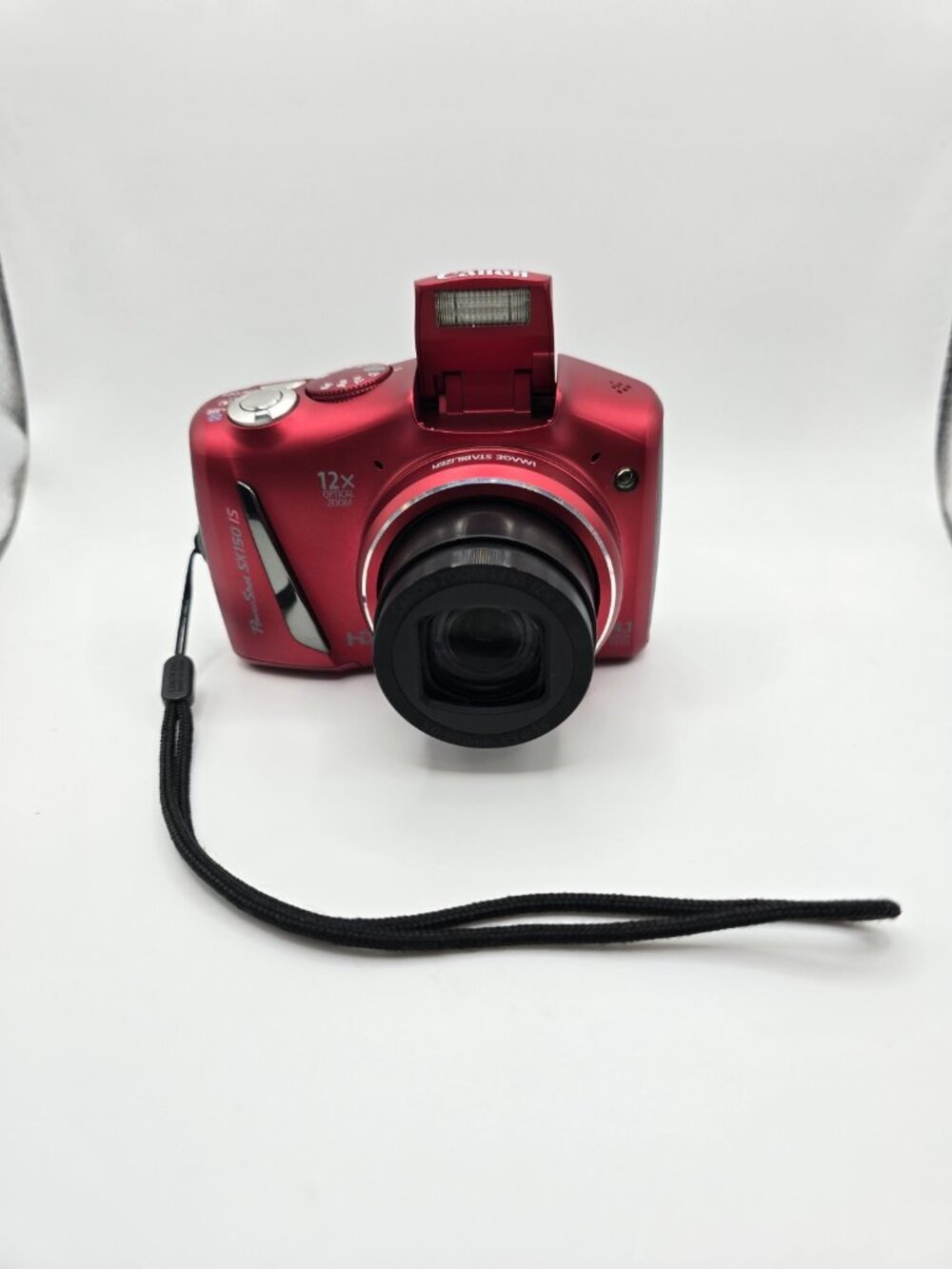 Canon PowerShot SX150 IS 14.1MP Digital Camera Red w/12x Zoom Bundle Tested - Picture 8 of 12